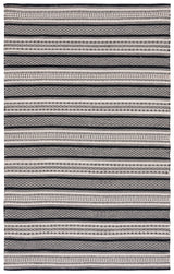 Safavieh Montauk 4'-0" x 6'-0" Rug in Black / Ivory
