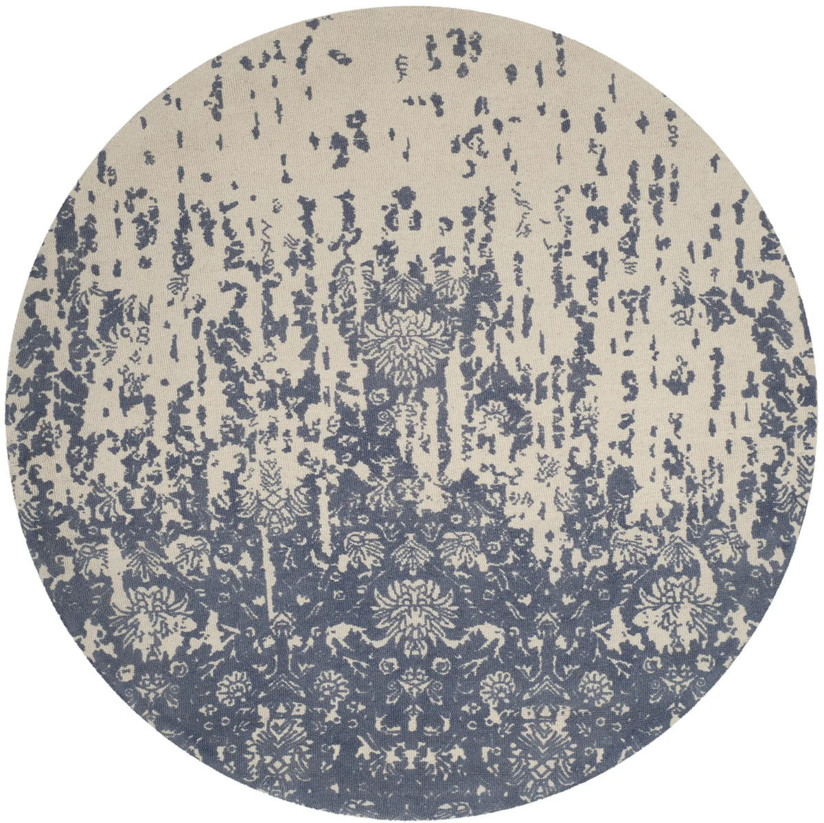 Safavieh Restoration Vintage 6'-0" x 6'-0" Rug in Ivory / Blue