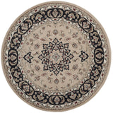 Safavieh Lyndhurst 7'-0" x 7'-0" Rug in Cream / Anthracite