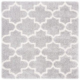 Safavieh Fontana Shag  800 6'-7" x 6'-7" Rug in Grey / Cream