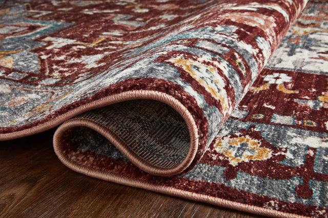 Loloi Samra Sam-10 Brick/Grey Rugs - pile height