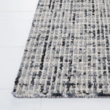 Safavieh Abstract 4'-0" x 6'-0" Rug in Dark Grey / Ivory