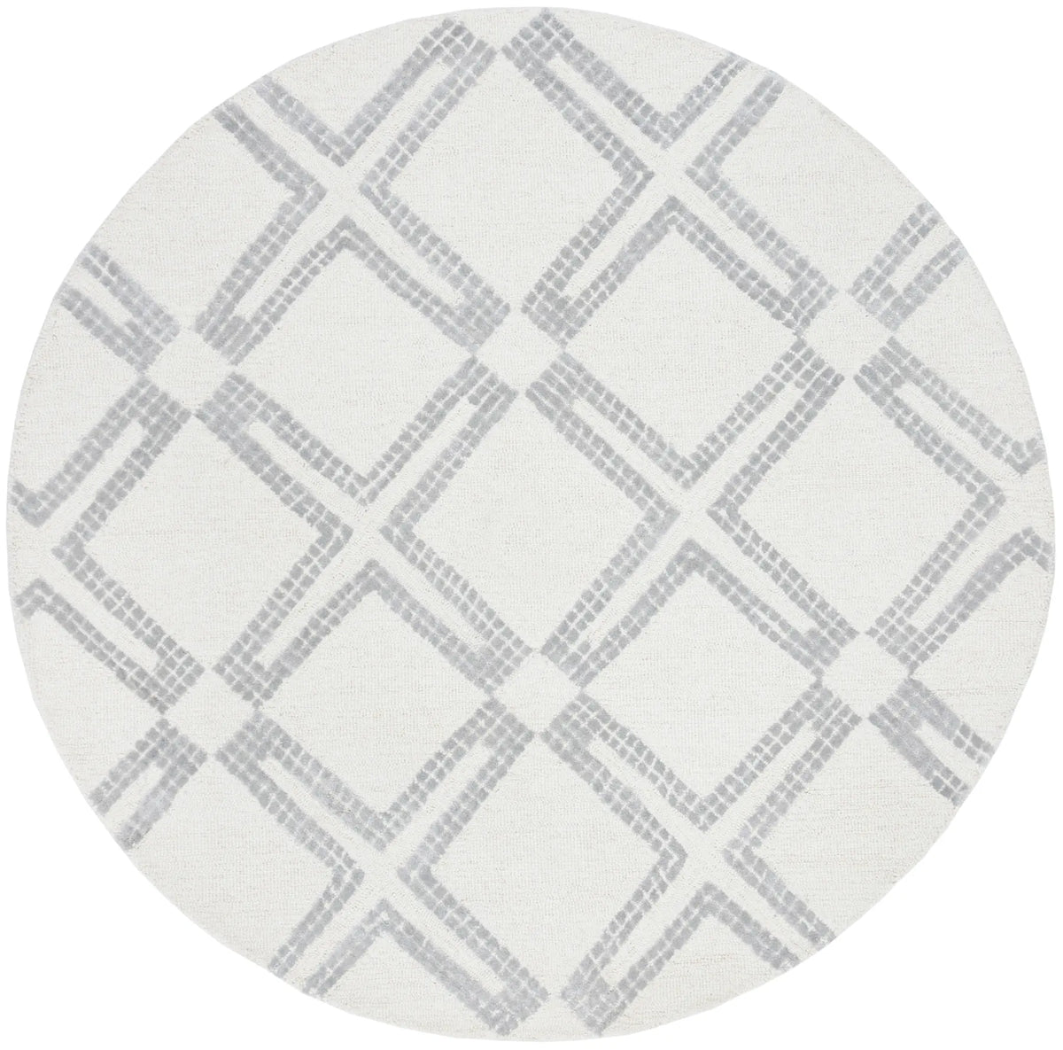 Safavieh Bellagio 5'-0" x 5'-0" Rug in Ivory / Silver
