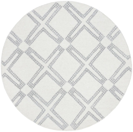 Safavieh Bellagio 5'-0" x 5'-0" Rug in Ivory / Silver