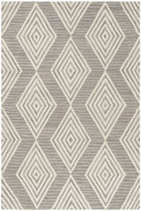 Safavieh Blossom 4'-0" x 6'-0" Rug in Dark Grey / Ivory