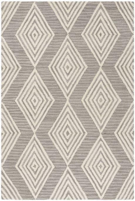 Safavieh Blossom 4'-0" x 6'-0" Rug in Dark Grey / Ivory