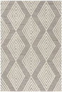 Safavieh Blossom 4'-0" x 6'-0" Rug in Dark Grey / Ivory