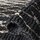 Safavieh Natural Fiber 4'-0" x 6'-0" Rug in Charcoal
