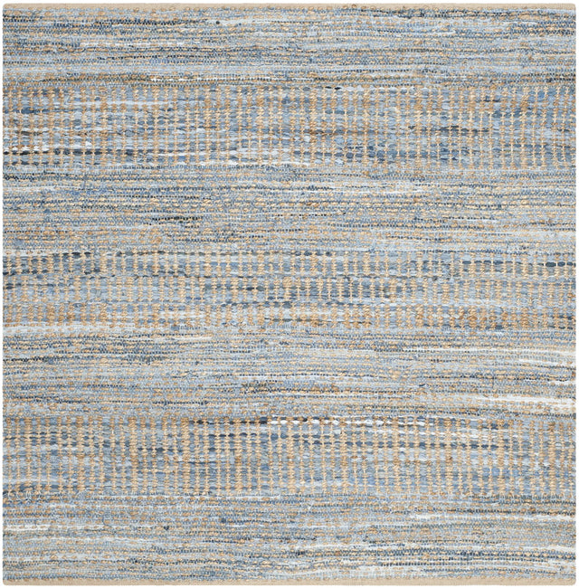 Safavieh Cape Cod 5'-0" x 5'-0" Rug in Natural / Blue