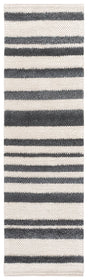 Safavieh Natura 2'-3" x 8'-0" Rug in Dark Grey / Ivory