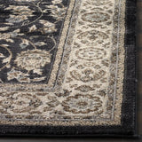 Safavieh Lyndhurst 4'-0" x 6'-0" Rug in Anthracite / Cream