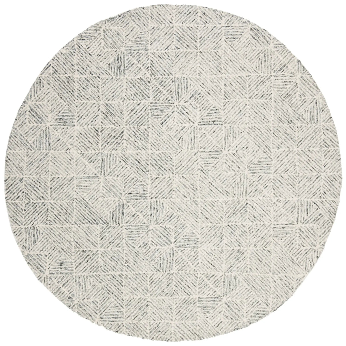Safavieh Abstract 6'-0" x 6'-0" Rug in Green / Ivory