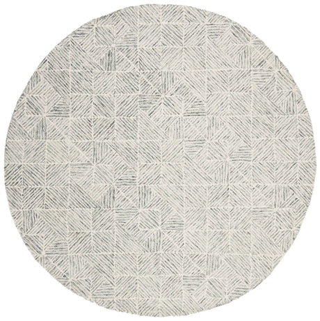 Safavieh Abstract 6'-0" x 6'-0" Rug in Green / Ivory
