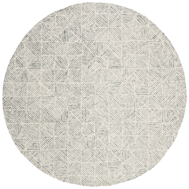Safavieh Abstract 6'-0" x 6'-0" Rug in Green / Ivory