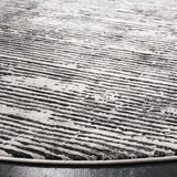 Safavieh Lurex 100 5'-0" x 5'-0" Rug in Black / Grey