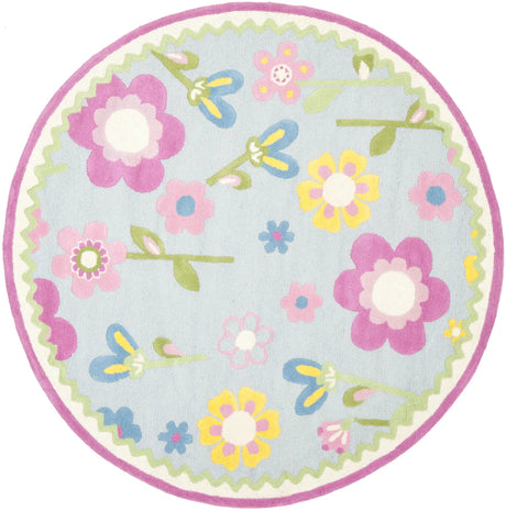 Safavieh Safavieh Kids 6'-0" x 6'-0" Rug in Blue / Multi