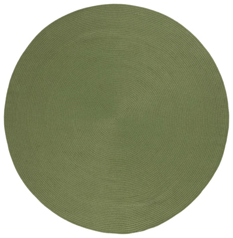 Safavieh Braided 5'-0" x 5'-0" Rug in Olive / Green
