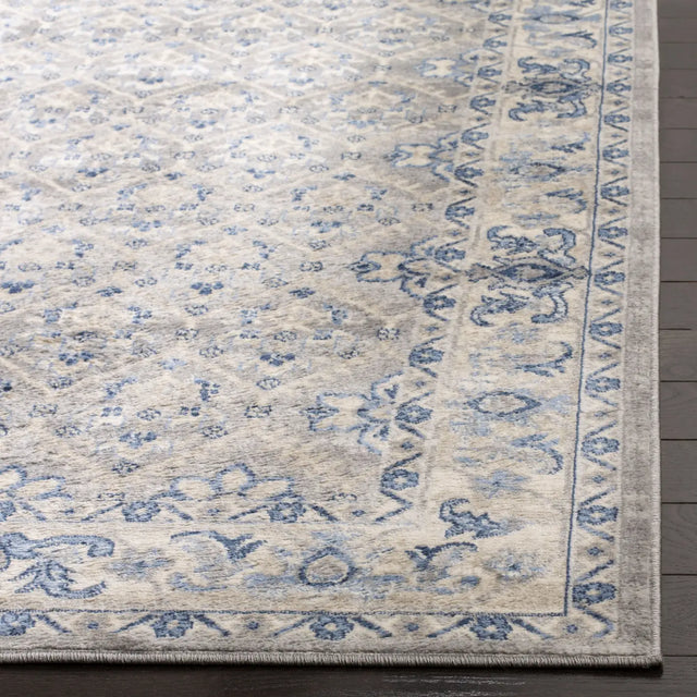 Safavieh Brentwood 4'-0" x 6'-0" Rug in Light Grey / Blue