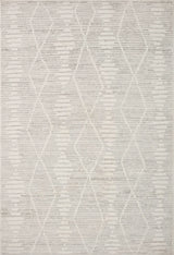 Loloi Kamala Kam-02 Ivory/Silver Rug - main flat
