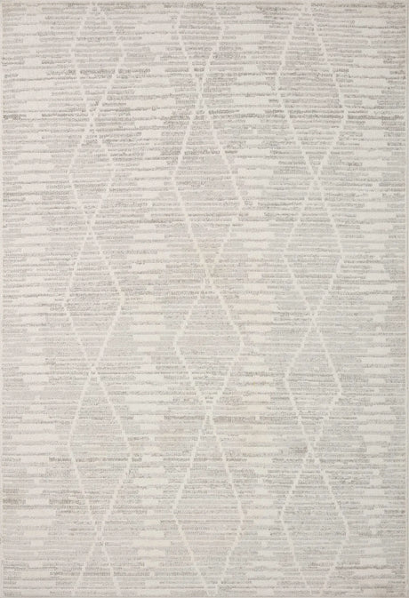 Loloi Kamala Kam-02 Ivory/Silver Rug - main flat