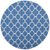 Safavieh Montauk 6'-0" x 6'-0" Rug in Blue / Ivory