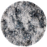 Safavieh Cloud Shag 6'-7" x 6'-7" Rug in Grey / Blue