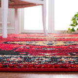 Safavieh Vintage Hamadan 4'-0" x 6'-0" Rug in Red / Black