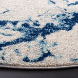 Safavieh Tulum 6'-7" x 6'-7" Rug in Ivory / Blue