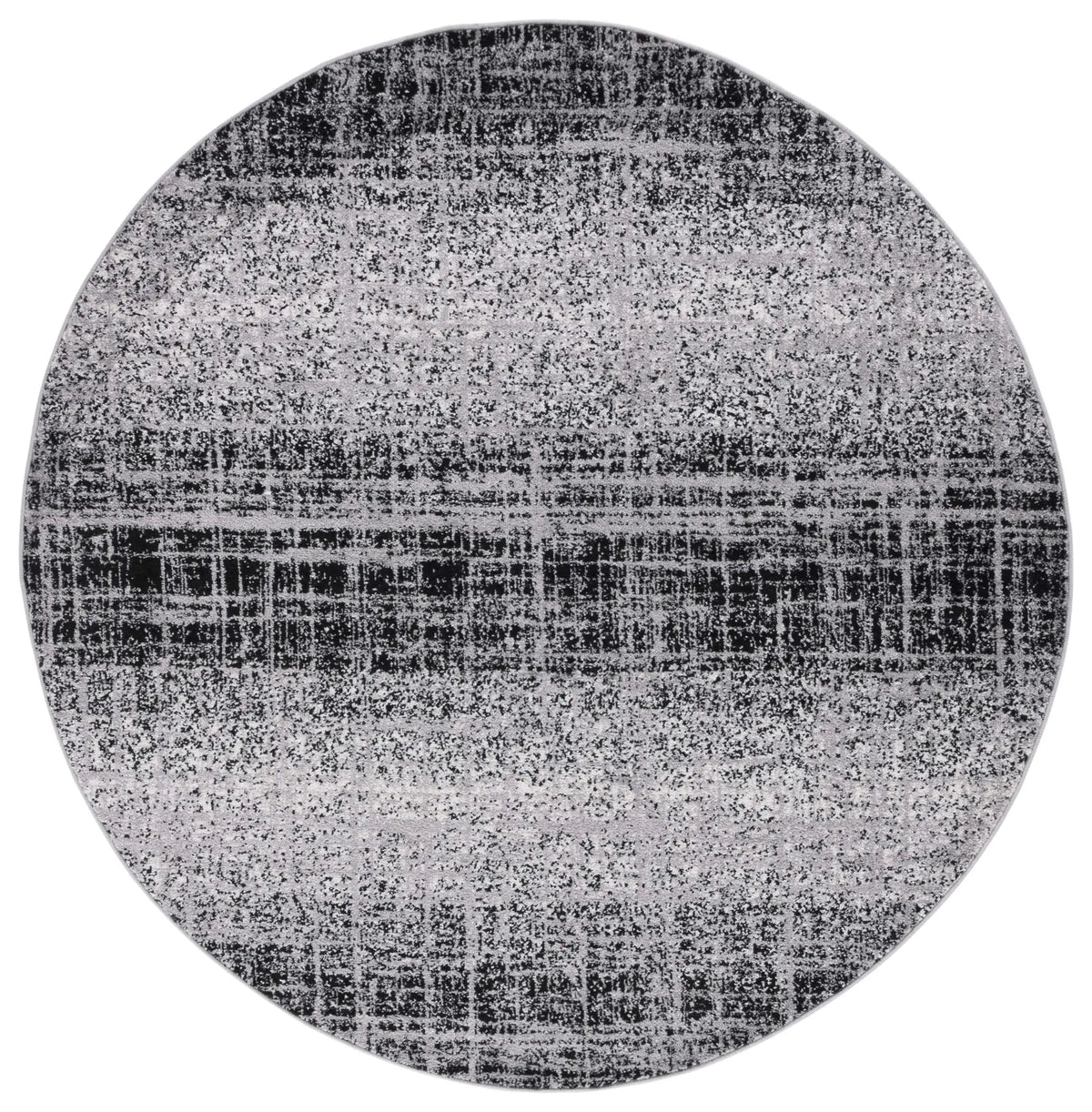 Safavieh Adirondack 6'-0" x 6'-0" Rug in Silver / Black