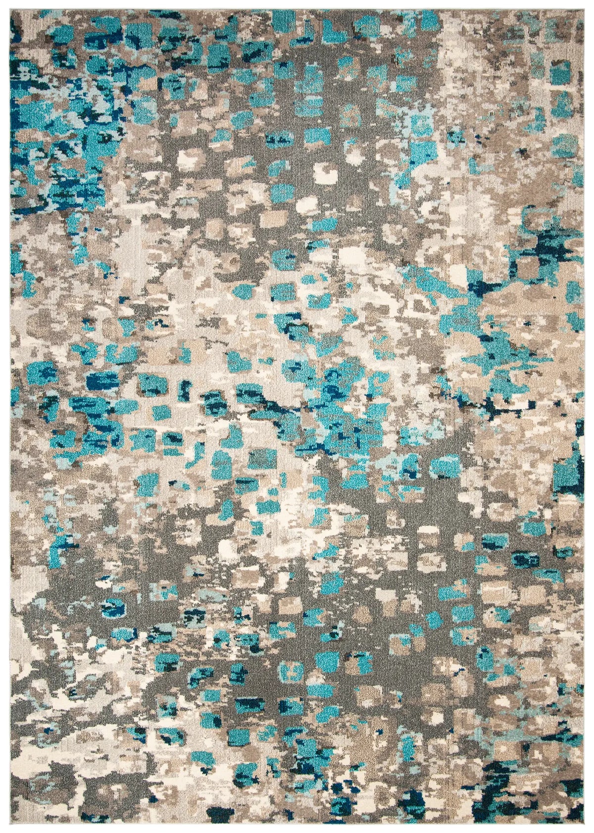 Safavieh Monaco 10'-0" x 14'-0" Rug in Grey / Light Blue