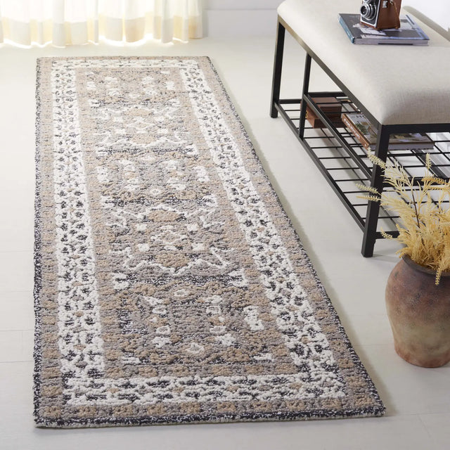Safavieh Antiquity 2'-3" x 8'-0" Rug in Ivory / Brown