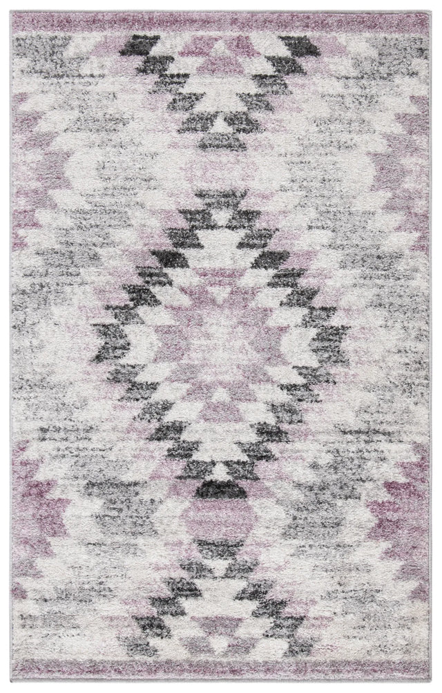 Safavieh Adirondack 3'-0" x 5'-0" Rug in Plum / Ivory