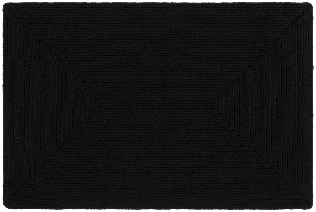 Safavieh Braided 2'-0" x 3'-0" Rug in Black