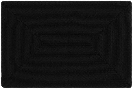 Safavieh Braided 2'-0" x 3'-0" Rug in Black