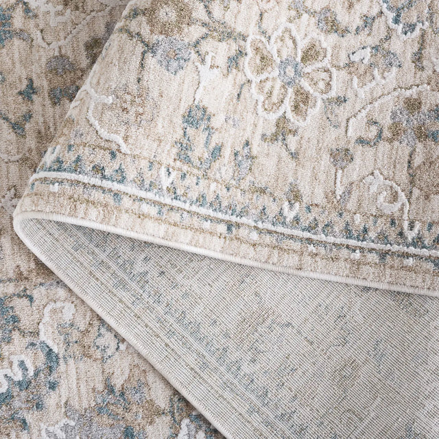 Safavieh Finley 4'-0" x 6'-0" Rug in Beige / Blue