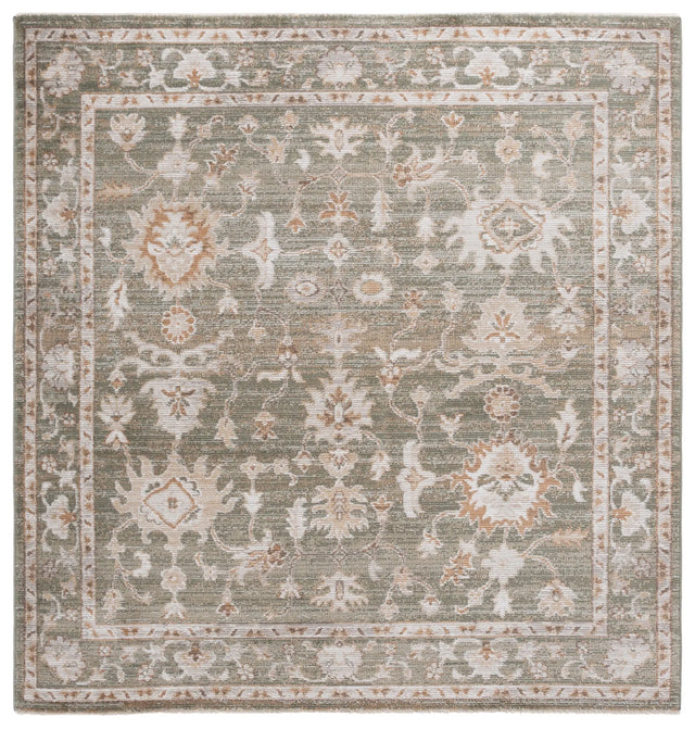Safavieh Hazel 500 6'-0" x 6'-0" Rug in Green / Ivory