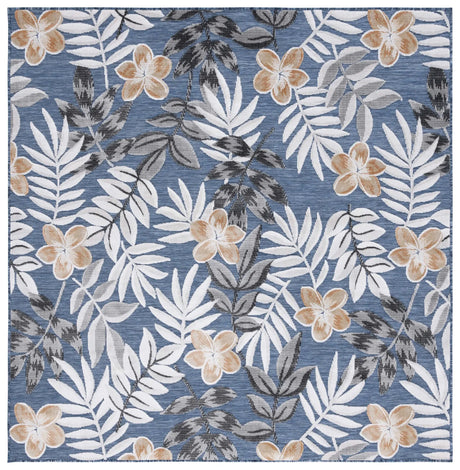 Safavieh Cabana 6'-5" x 6'-5" Rug in Blue / Grey