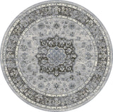 Dynamic Rugs Ancient Garden 57559 Silver / Grey Rugs - Round