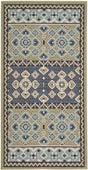 Safavieh Veranda 2'-7" x 5'-0" Rug in Green / Blue