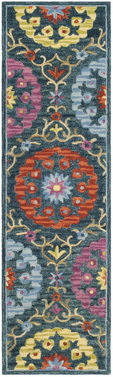 Safavieh Suzani 2'-3" x 8'-0" Rug in Blue / Multi