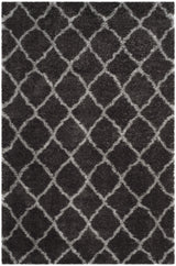Safavieh Indie Shag 5'-1" x 7'-6" Rug in Dark Grey / Grey