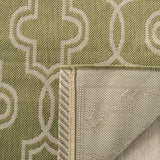 Safavieh Martha Stewart 4'-0" x 5'-7" Rug in Green / Beige