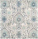Safavieh Madison 6'-7" x 6'-7" Rug in Cream / Light Grey
