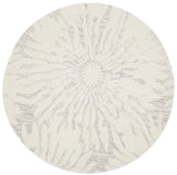 Safavieh Bella 5'-0" x 5'-0" Rug in Silver / Ivory