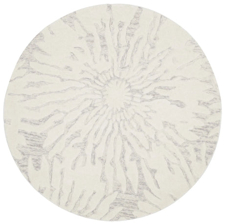 Safavieh Bella 5'-0" x 5'-0" Rug in Silver / Ivory