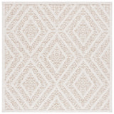 Safavieh Martha Stewart Global 6'-7" x 6'-7" Rug in Light Beige / Brown