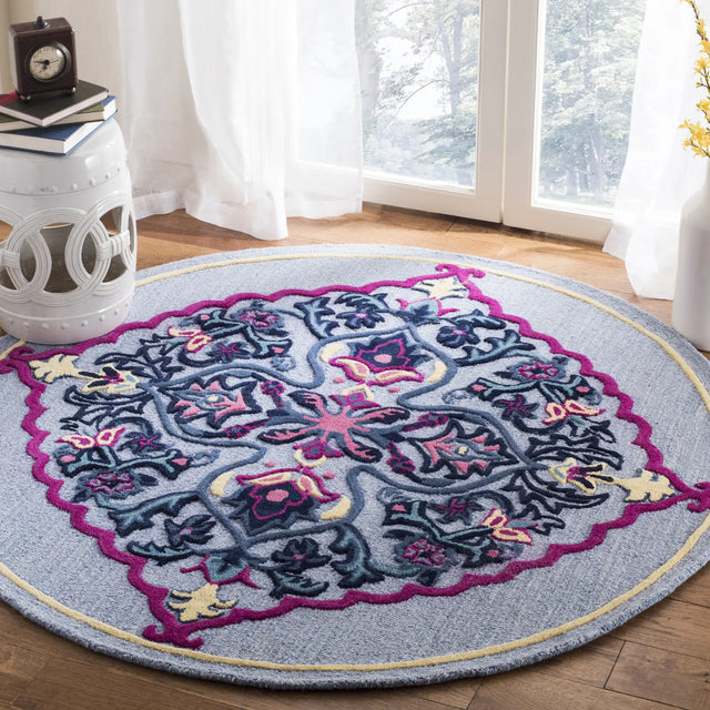 Safavieh Bellagio 5'-0" x 5'-0" Rug in Blue / Multi