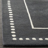 Safavieh Bella 6'-0" x 9'-0" Rug in Dark Grey / Ivory