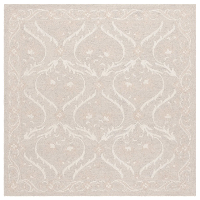 Safavieh Blossom 6'-0" x 6'-0" Rug in Silver / Ivory