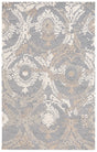 Safavieh Ebony 4'-0" x 6'-0" Rug in Grey / Ivory